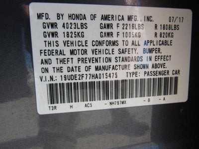 2017 Acura ILX w/Premium Pkg