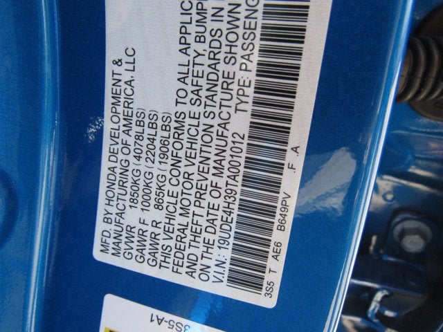 2026 Acura Integra w/A-Spec Package