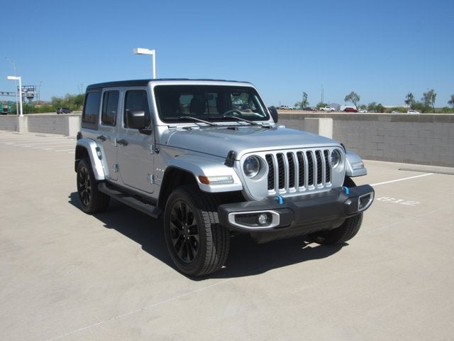 Used 2023 Jeep Wrangler 4xe Sahara 4XE with VIN 1C4JJXP69PW579209 for sale in Tempe, AZ