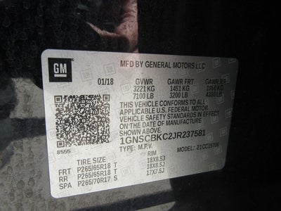 2018 Chevrolet Tahoe LT