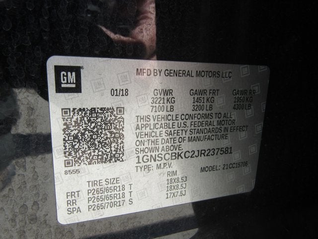 2018 Chevrolet Tahoe LT