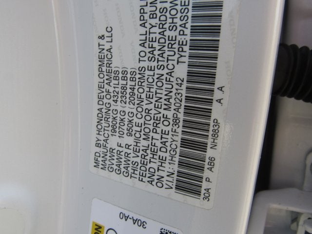 2023 Honda Accord Sedan EX