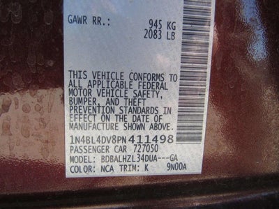 2023 Nissan Altima 2.5 SV