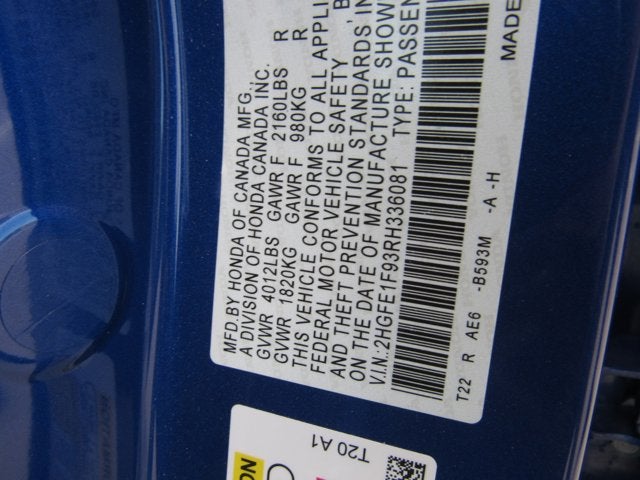 2024 Honda Civic Sedan Touring