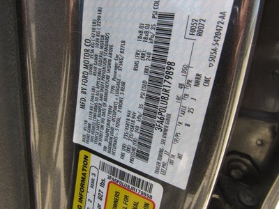 2018 Ford Fusion Hybrid SE