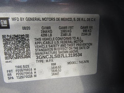 2020 Chevrolet Trax LT