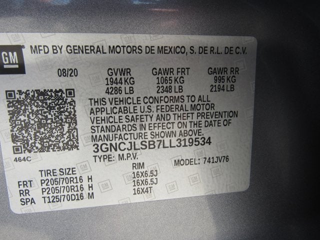 2020 Chevrolet Trax LT