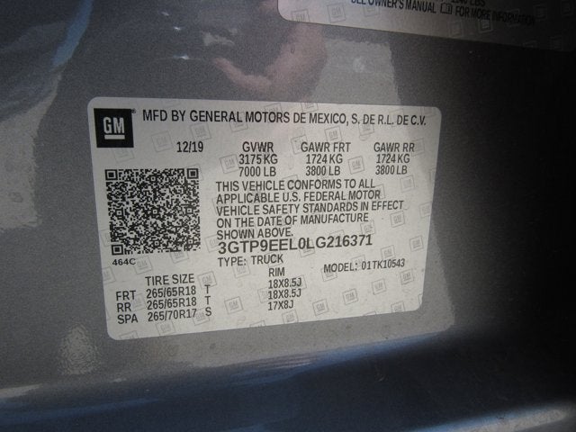 2020 GMC Sierra 1500 AT4