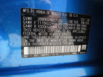 2026 Acura ADX w/A-Spec Advance Package