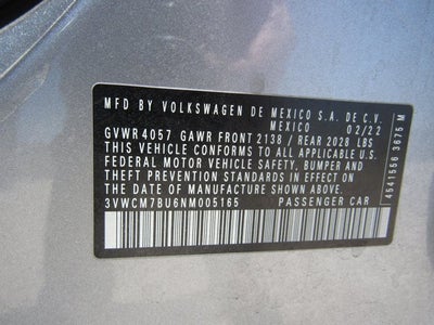 2022 Volkswagen Jetta S