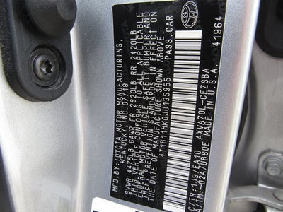 2018 Toyota Camry SE