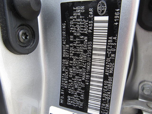 2018 Toyota Camry SE