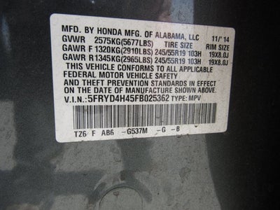 2015 Acura MDX Tech Pkg