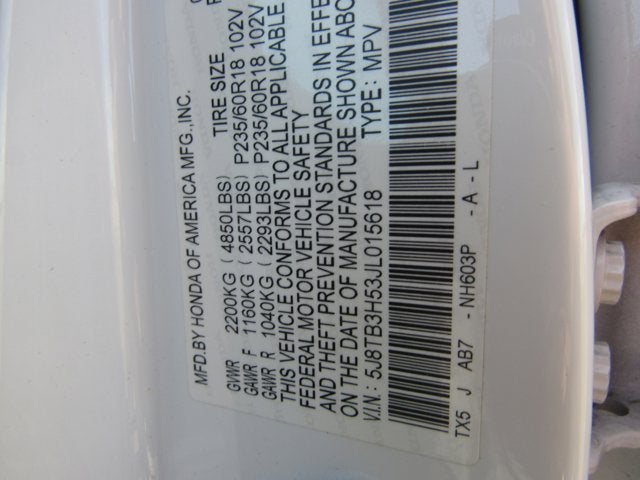 2018 Acura RDX w/Technology Pkg