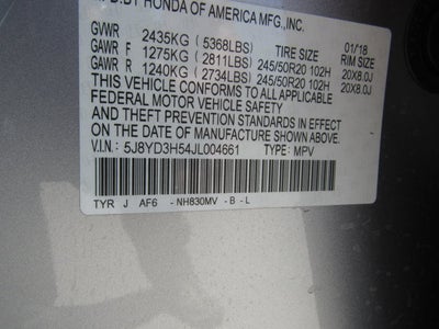 2018 Acura MDX w/Technology Pkg