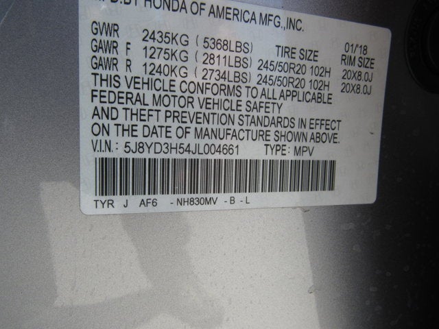 2018 Acura MDX w/Technology Pkg