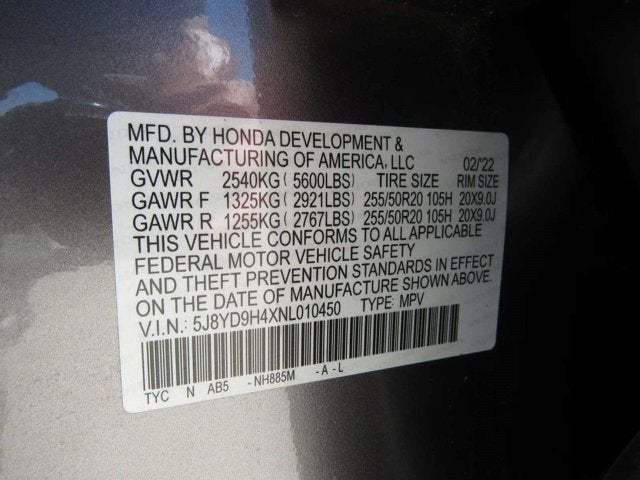 2022 Acura MDX w/Technology Package