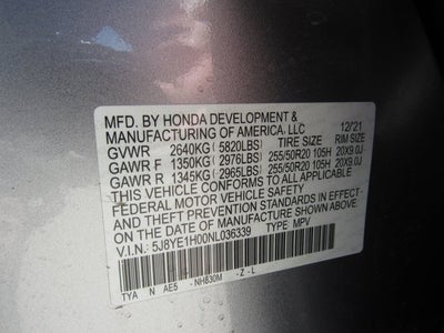 2022 Acura MDX w/A-Spec Package