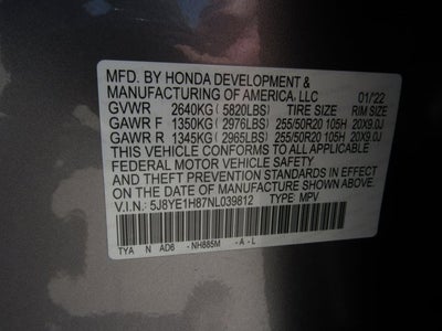 2022 Acura MDX w/Advance Package
