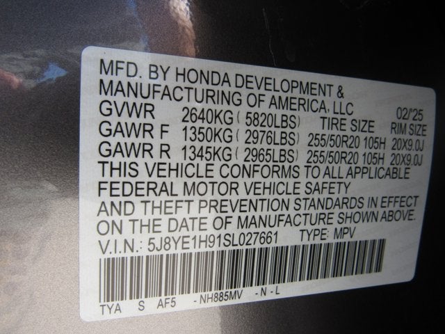2025 Acura MDX w/A-Spec Advance Package