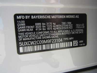 2021 BMW X7 xDrive40i