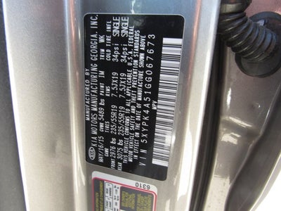2016 Kia Sorento SXL