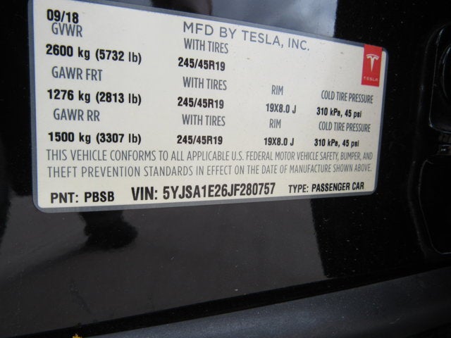 2018 Tesla Model S 75D