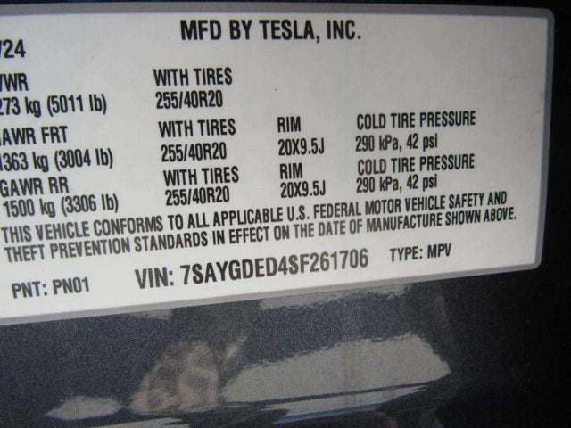 2025 Tesla Model Y Long Range
