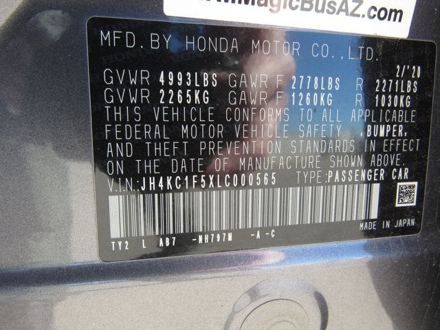 2020 Acura RLX w/Technology Pkg