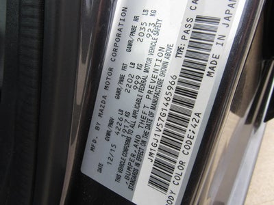 2016 Mazda Mazda6 i Touring