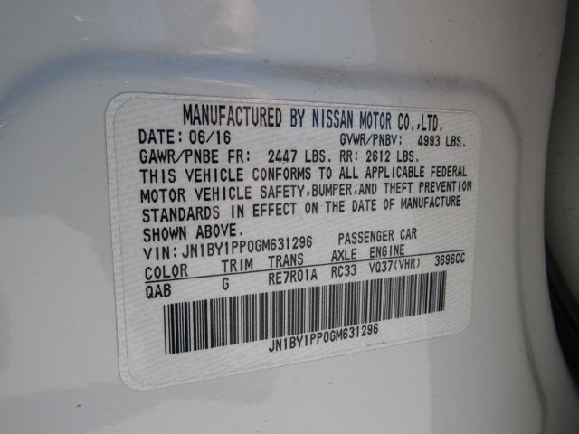 2016 INFINITI Q70L 3.7