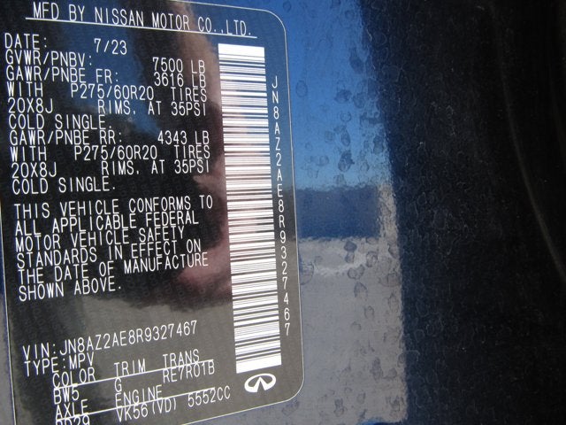 2024 INFINITI QX80 LUXE