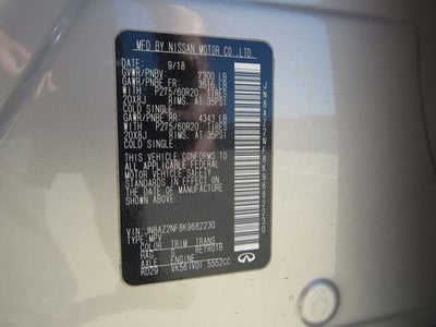 2019 INFINITI QX80 LUXE