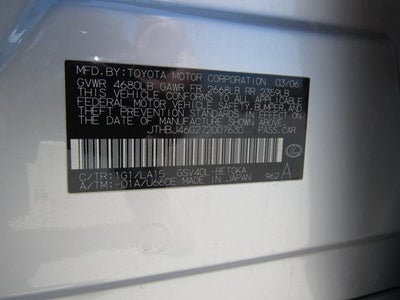 2007 Lexus ES 350 350