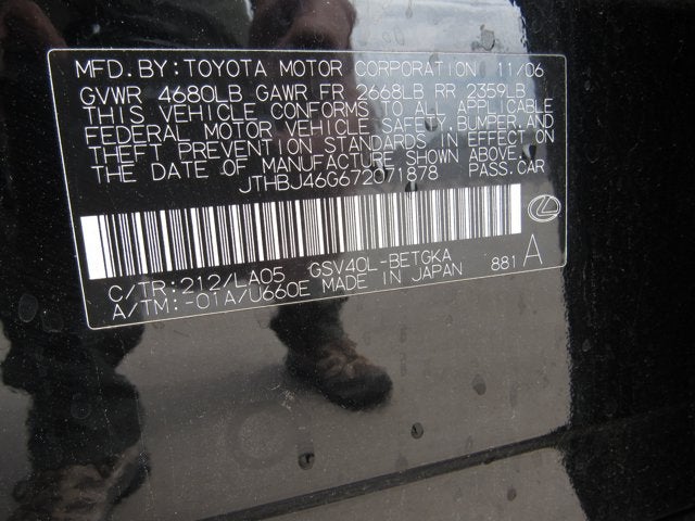 2007 Lexus ES 350 350