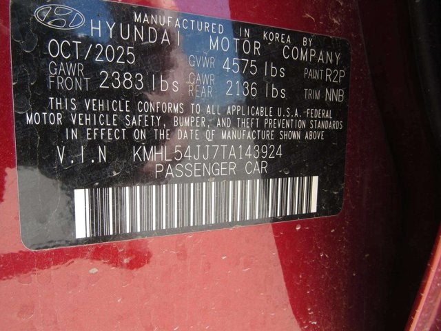 2026 Hyundai Sonata Hybrid Limited