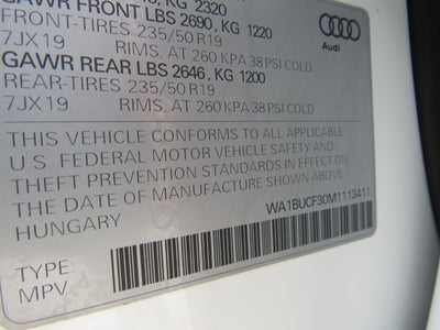 2021 Audi Q3 Premium Plus