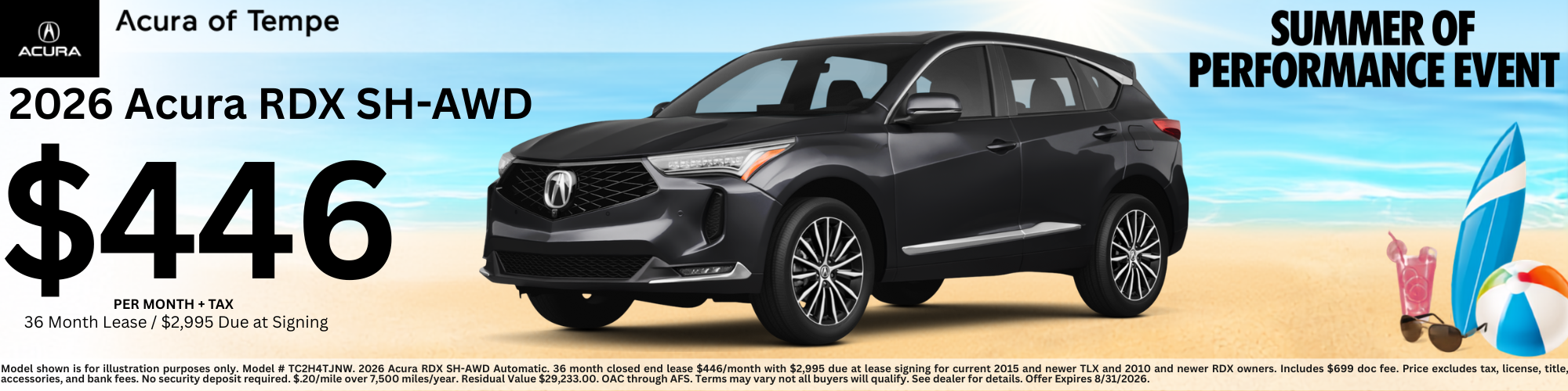 Best Acura Lease Deals in Phoenix