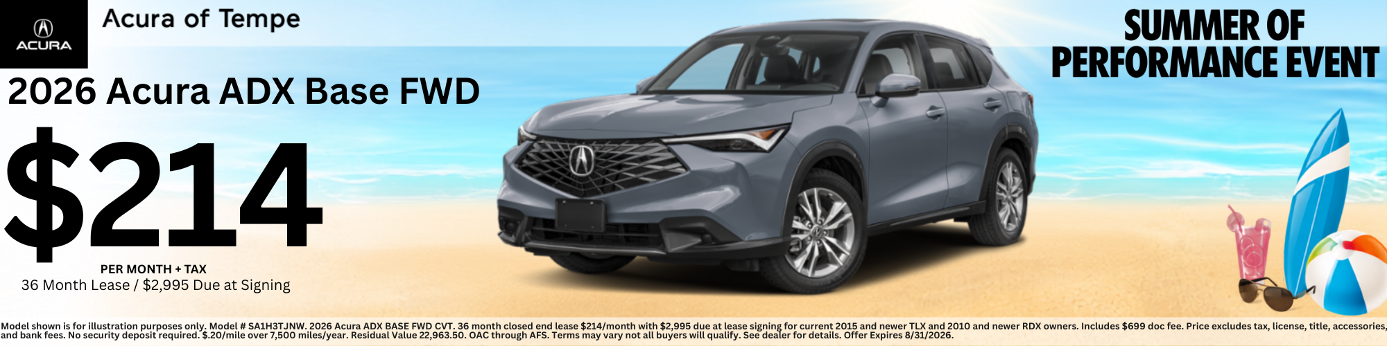 Best Acura Lease Deals in Phoenix